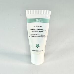 Ren Evercalm Ultra Comforting Face Mask Reduce Redness Travel .34 fl oz 10ml New